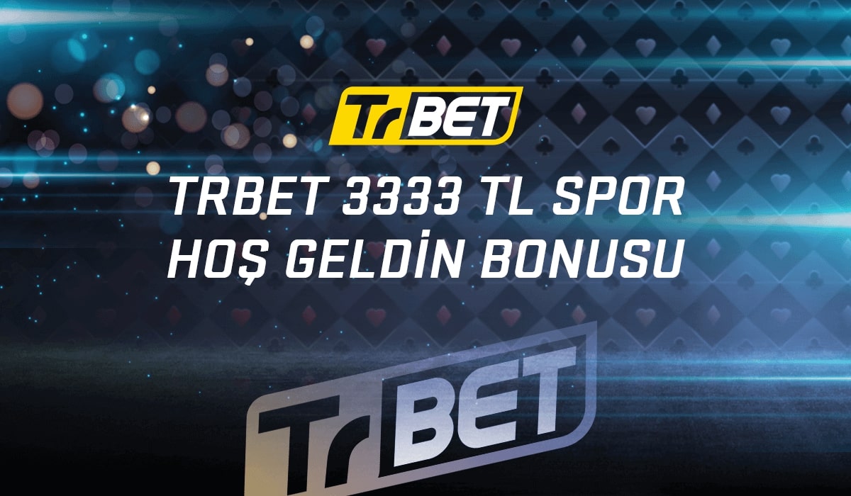 TrBet 3333 TL Spor Hoş Geldin Bonusu