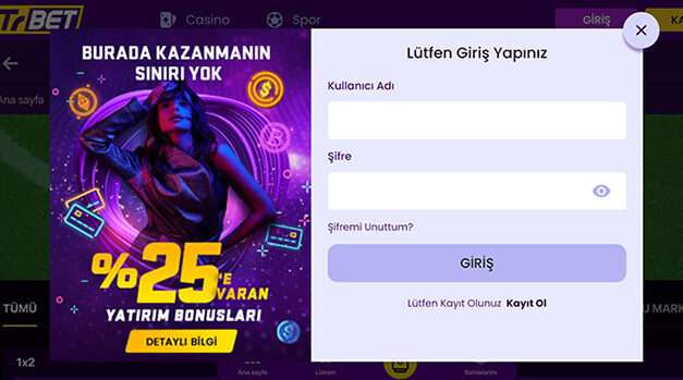 TrBet Giriş Yapamıyorum