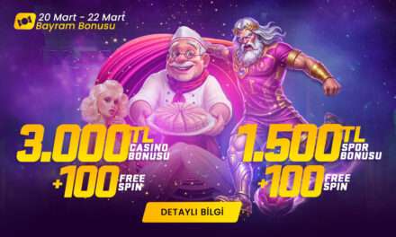 Bayrama Özel %200 Bonus + 100 Free Spin